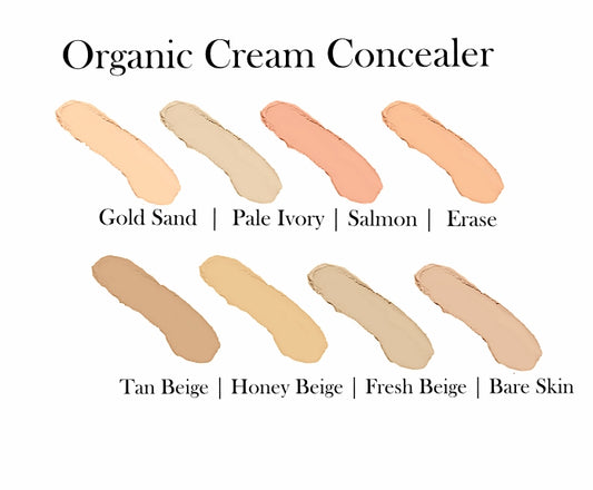 Organic Cream Concealer | 7 Shades